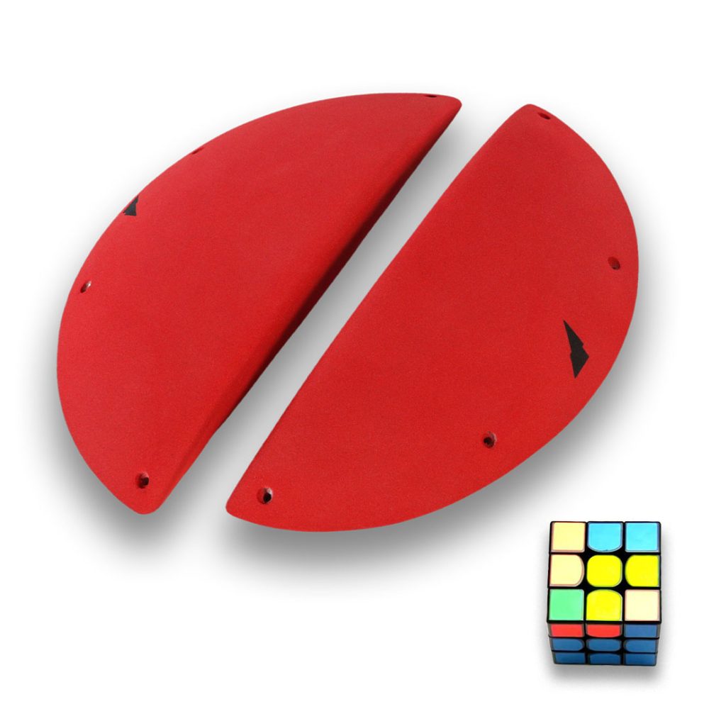 rockcity basic edge pair    red rubik