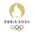 paris olympic logo black text